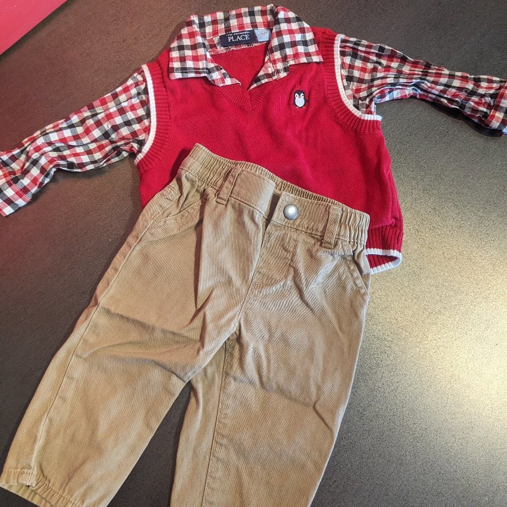 Sunday Best Mock Sweater Vest Outfit